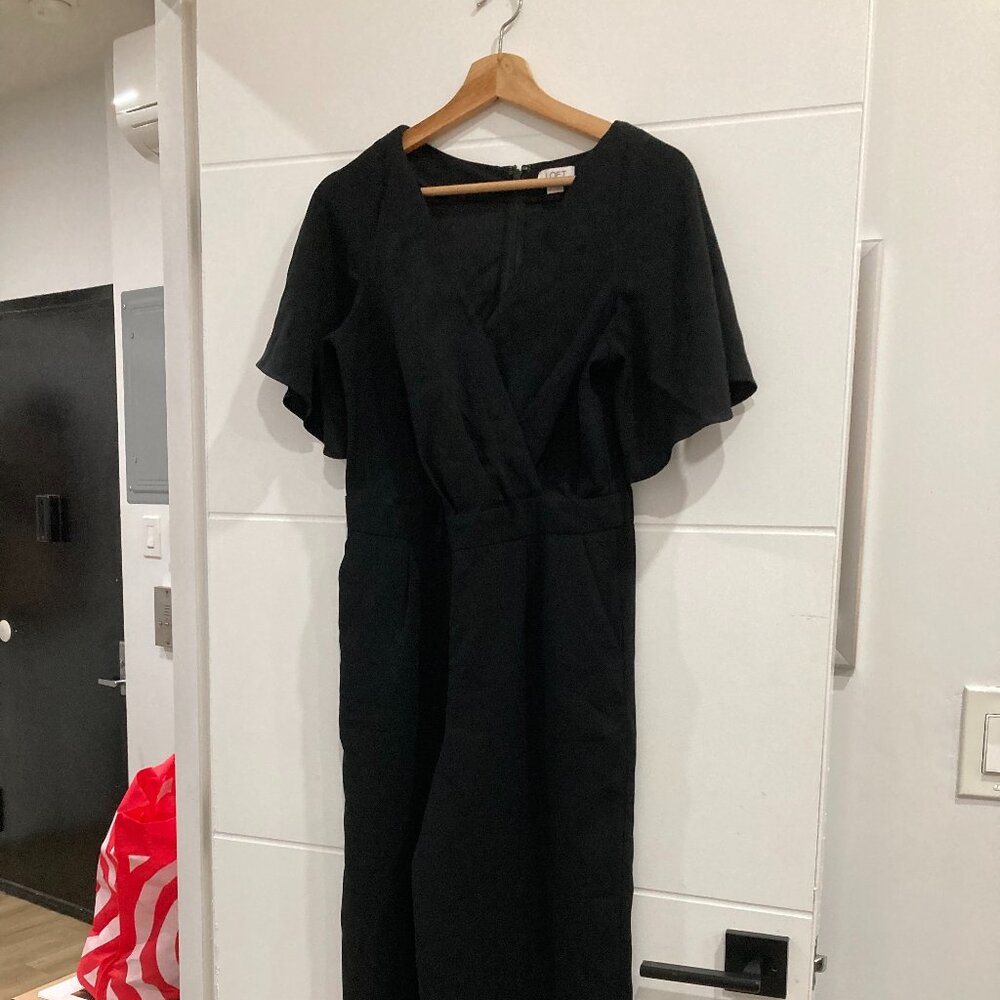 LOFT Black Jumpsuit